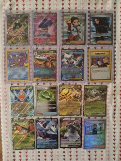 Pokemon TCG Ultra Rare Lot ×16 Illustration, Full Art, V, Pokeball - Image 1