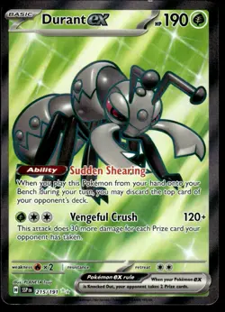 2024 Scarlet & Violet Series - Surging Sparks Durant ex Ultra Rare #215 - Image 1