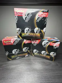 Pokemon TCG Mega Evolution Enhanced Booster Box PROMO BOX-TOPPER NEW SEALED x3🔥 - Image 1
