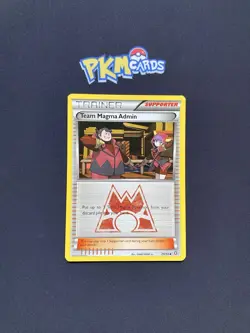 Pokemon TCG Team Magma's Admin Double Crisis 29/34 Regular LP. - Image 1