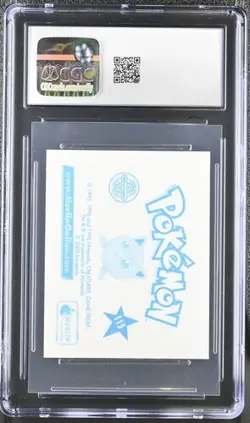 CGC NM/M 8 - Lapras - 115 - 2000 Pokemon Merlin Series 2 Sticker - Cracked Ice - Image 2