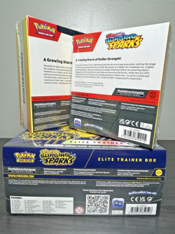 Pokemon Surging Sparks Sealed Elite Trainer Box & Booster Bundles HOT LOT⚡💎⚡ - Image 3