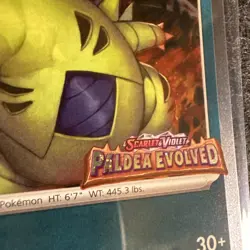 Tyranitar 135/193 Paldea Evolved Stamp Cosmos Holo NM Pokemon - Image 3