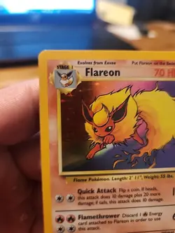 Pokemon TCG Flareon Jungle 3/64 Holo Unlimited Holo Rare - Image 4