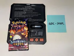 Weighed 21.88g Pokemon SHINING FATES 🔥 Booster Pack Sealed New N1 - Image 1