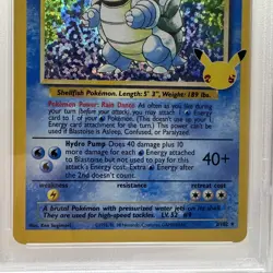 2021 POKEMON CELEBRATIONS CLASSIC COLLECTION #2 BLASTOISE-HOLO - PSA 9 MINT - Image 3