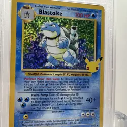 2021 POKEMON CELEBRATIONS CLASSIC COLLECTION #2 BLASTOISE-HOLO - PSA 9 MINT - Image 4