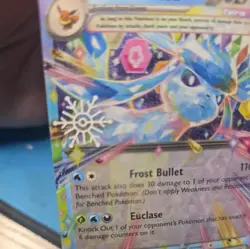 HOLIDAY STAMPED Pokemon TCG Glaceon EX 026/131 PROMO NM Prismatic Evolutions - Image 5