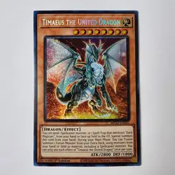 Timaeus the United Dragon - MP23-EN003 - NM - Secret Rare - 1st ed - Yugioh - Image 1