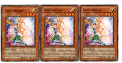 Yugioh- 3X Fairy Archer - Common - 1st Edition - TSHD-EN020 - Near Mint - Image 1