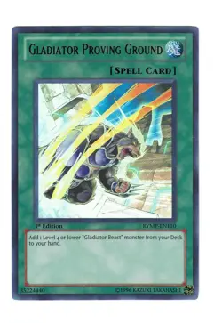 Yugioh- 1X Gladiator Proving Ground - Ultra Rare - 1st Edition - RYMP-EN110 - NM - Image 1