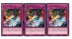 Yugioh- 3X Dimension Slice - Rare - 1st Edition - GAOV-EN076 - Light Play - Image 1