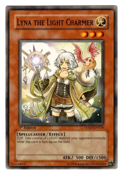 Yugioh 1X Lyna the Light Charmer - Common - 1st Edition - TSHD-EN024- Light Play - Image 1