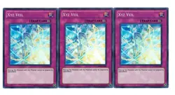 Yugioh- 3X Xyz Veil - Super Rare - Unlimited - GENF-EN000 - Light Play - Image 1