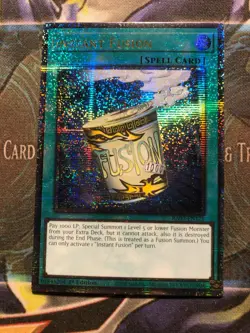 *** INSTANT FUSION *** QUARTER CENTURY SECRET RARE RA03-EN171 YUGIOH! - Image 1