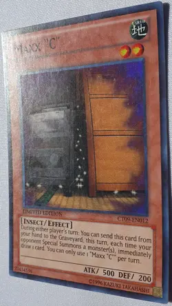 Yugioh 1x MAXX "C" CT09-EN012 Super Rare Limited Edition Near Mint - Image 4