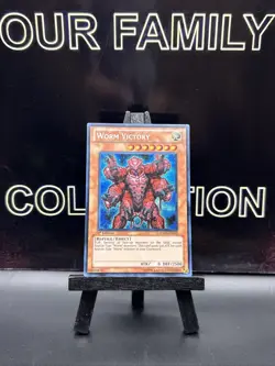 YuGiOh Worm Victory HA03-EN025 1st Edition Foil Secret Rare NM/HOLO - Image 1