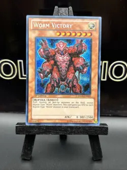 YuGiOh Worm Victory HA03-EN025 1st Edition Foil Secret Rare NM/HOLO - Image 2