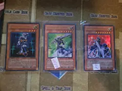 YUGIOH SILENT SWORDSMAN LV3 RDS 1ST NM + LV5 FET 1ST VLP + LV7 WC5 UNLIMITED VLP - Image 1