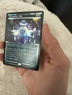 MTG Card The Reality Chip (Showcase) Kamigawa: Neon Dynasty Foil 374 - Image 4