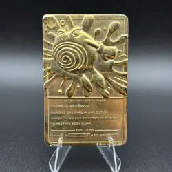 Pokemon Poliwhirl #61 23K Gold Plated Trading Card 1999 Burger King Promo - Image 2