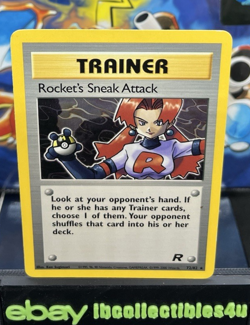 Pokemon Card TCG Rocket's Sneak Attack 72/82 Team Rocket 2000 WOTC NM Excellent - Image 1
