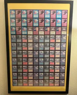MTG (Magic the Gathering)Super-Rare Framed Uncut Arena Promo Card Sheet - Image 1