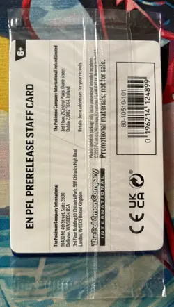 Pokemon Phantasmal Flames Staff Pre-Release Cards Sealed! Free Shipping! - Image 2
