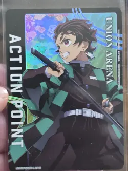 Tanjiro Kamado AP01 Foil Action Point Card Union Arena English Demon Slayer - Image 2