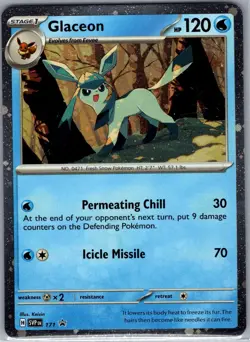 Glaceon - (Cosmos Holo) SVP 171 Scarlet & Violet Promo - Pokemon Card - NM - Image 1