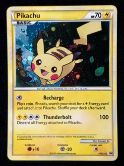 Pikachu HGSS03 Holo Promo Pokemon Card - HeartGold SoulSilver - Image 1