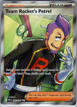 Team Rocket's Petrel 226/182 SV10: Destined Rivals - Pokemon Card - NM - Image 1