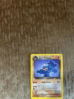 Dark Machamp 27/82 Team Rocket 2000 WOTC Rare Pokemon Card LP - Image 3
