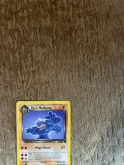 Dark Machamp 27/82 Team Rocket 2000 WOTC Rare Pokemon Card LP - Image 4