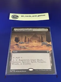 Accursed Duneyard R #0036 (Extended Art) DRC Aetherdrift Commander - MTG Card - Image 1
