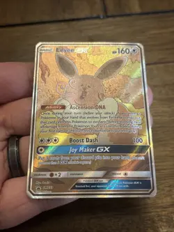 Pokemon Card - Eevee GX SM233 Sun & Moon SM Black Star Promo Full Art Holo - Image 2