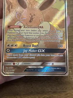 Pokemon Card - Eevee GX SM233 Sun & Moon SM Black Star Promo Full Art Holo - Image 5
