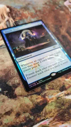 MTG Rhystic Study FOIL NM/Mint Near Mint Judge Promo - Image 2
