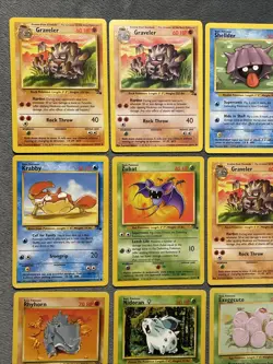 Vintage Pokemon Cards Lot Fossil Base Jungle large Lot All Vintage LP MP HP - Image 2