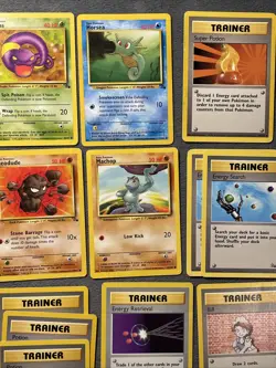 Vintage Pokemon Cards Lot Fossil Base Jungle large Lot All Vintage LP MP HP - Image 4