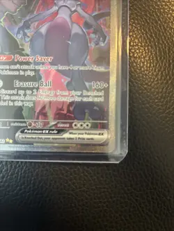 Pokemon TCG Team Rockets Mewtwo EX Full Art English Edition Card 213/182 - Image 3