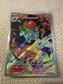Pokemon TCG Ivysaur Mega Evolution Reverse Holo Card 134/132 - Image 1
