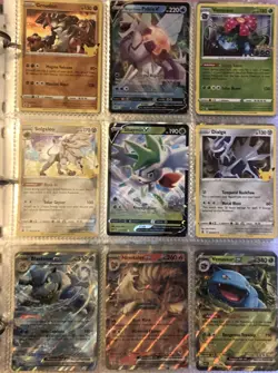 9 Holo Pokemon Cards Featuring Shaymin Venusaur Blastoise Ninetales - Image 1