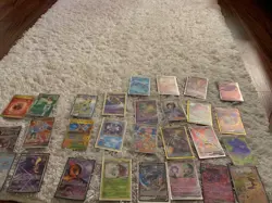 pokemon lot of 28 mint condition rare cards only hits real NO SCAPLERS PLEASE - Image 1
