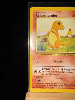 CHARMANDER - 46/102 Base Set LP WotC- Regular Common - Pokemon TCG Card - Image 5