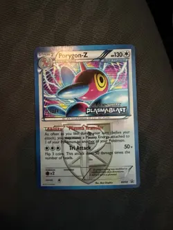 Pokemon Card Porygon-Z STAFF BW84 Promo Prerelease Plasma Blast BW Holo EX 2013 - Image 1