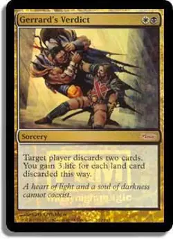 Gerrard's Verdict (FNM) FOIL Promo NM Sorcery Special MAGIC MTG CARD ABUGames - Image 1