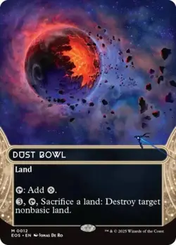 ~ Dust Bowl (0012) (Borderless) ~ NM ~ Stellar Sights ~ MTG ~ - Image 1