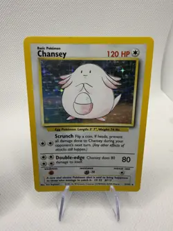 1999 Pokemon Clefairy and Chansey Holo Lot of 2 Vintage Base Set Cards Lp-Nm Unl - Image 4