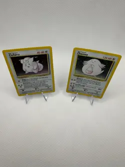 1999 Pokemon Clefairy and Chansey Holo Lot of 2 Vintage Base Set Cards Lp-Nm Unl - Image 5